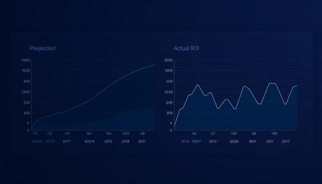 anticipated vs actual roi outcomes